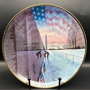 REMEMBER THEM ALWAYS Plate Dave Troutman Friends of the Vietnam Veterans Memoria